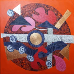 Acception - Technique mixte, 50x50, 2019, - 400 
