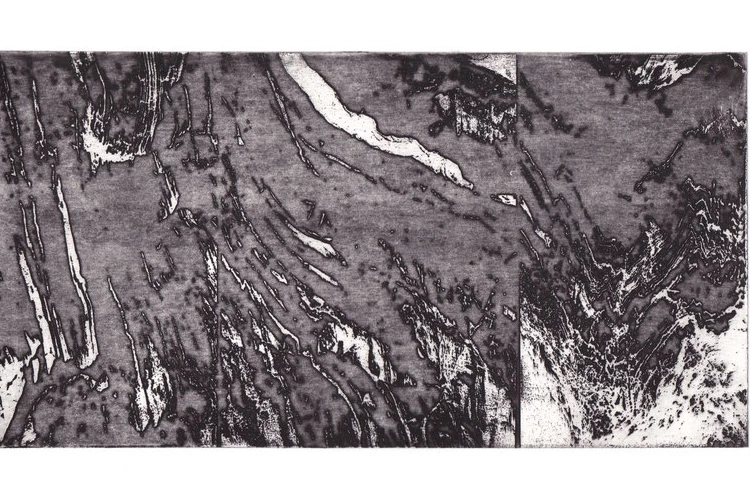 Belle-île - Photogravure, 15 x 28 cm, 2016
