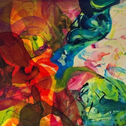 Sans titre - huile sur toile - 70x70