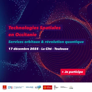 Affiche Technologies Spatiales en Occitanie