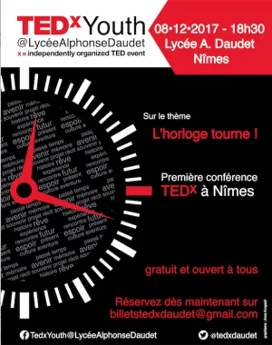 Affiche TEDxYouth@LyceeAlphonseDaudet