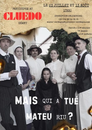 Affiche Cluedo géant