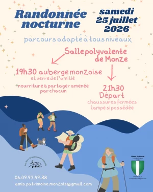 Affiche Randonnée nocturne