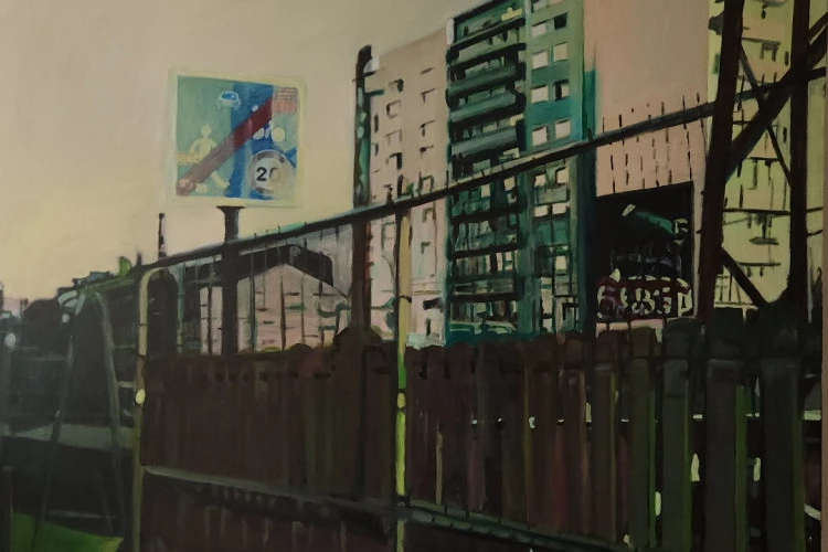 80's Toulouse - Acrylique, Grand format, Toulouse, 2025