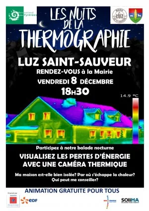 Affiche Nuit de la thermographie à Luz-Saint-Sauveur - jeudi 22 février 2018 à 18h30