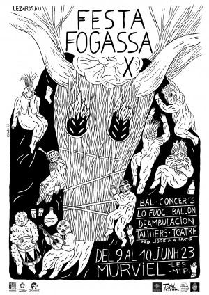 Affiche Festa Fogassa X