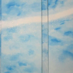 Horizon Plus - huile et peinture en bombe sur toile, 100x130 cm, 2021 - Gaëlle Dubois 