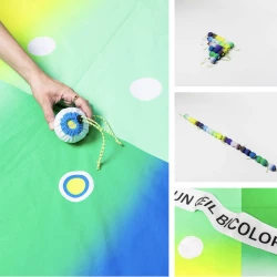 Ocelles, les couleurs n'existent pas - Dispositif artistique de médiation à l'art contemporain pour les 0-6 ans conçu et réalisé en duo avec Bianca Million Devigne pour le LMAC - Photo : Romain Bassene 