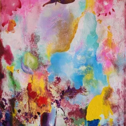 Sans titre - acrylique sur toile 50 x 65 cm