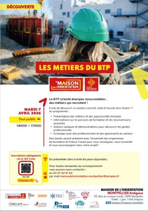 Affiche Les métier du BTP