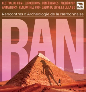 Affiche Rencontres d'Archéologie de la Narbonnaise 2022