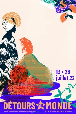Affiche 19è édition Festival Détours du Monde 