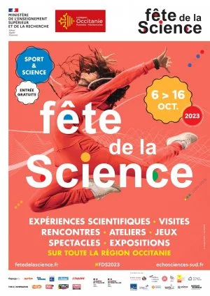 Affiche Fête de la science 2023 en Occitanie