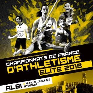 Affiche Championnats de France Elite d'athlétisme
