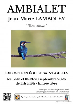 Affiche Tarn vivant – Exposition photographique de Jean-Marie Lamboley
