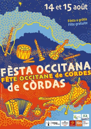 Affiche Fèsta occitana de Còrdas