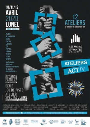 Affiche Ateliers Act IV - Les mains savantes - JEMA 2020