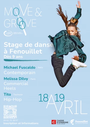 Affiche Move & Groove: Stages de danse - à partir de 9 ans