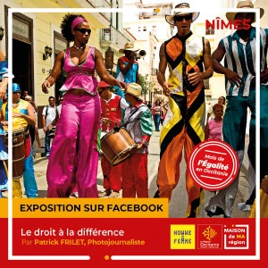 Affiche Exposition virtuelle " Le droit à la différence"