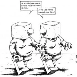 Je voulais juste - encre de chine sur papier calque