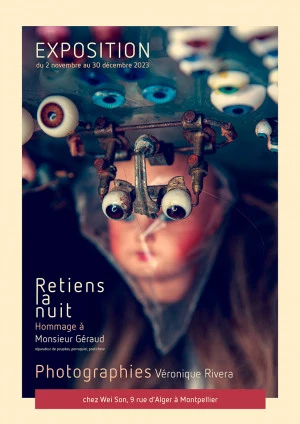 Affiche Retiens la nuit - exposition photographique de Véronique Rivera