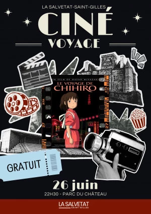 Affiche Ciné plein air - Le voyage de Chihiro