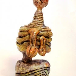 Un doute passager - Céramique émaillée