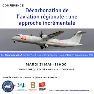 Affiche Décarbonation de l'aviation régionale
