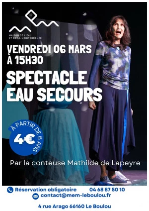Affiche SPECTACLE contes "EAU SECOURS"
