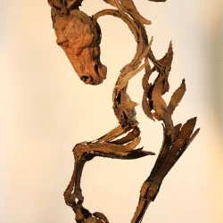 Allure - Terre cuite et acier soudé