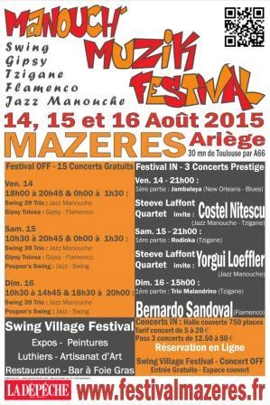 Affiche MANOUCH' MUZIK FESTIVAL