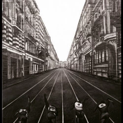 Fraternité : La course - 160 x 120 cm, technique mixte sur panneau, 2014