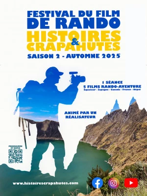 Affiche Festival du film de rando HISTOIRES & CRAPAHUTES saison 2