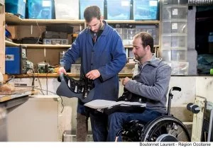 L'entreprise EVOM dans l'Hérault a conçu un fauteuil roulant "mouvable" pour le confort des handicapés moteur