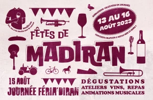 Affiche Fêtes de Madiran 2023