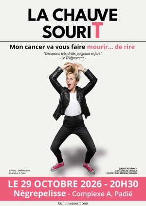 Affiche One woman show « La Chauve SouriT »