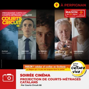 Affiche Projection de courts-métrages catalans par Courts Circuit 66