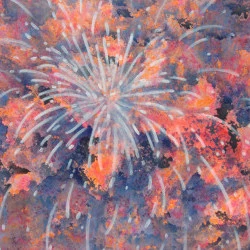 Aaah… - acrylique et huile sur toile, 130x162 cm, 2015 - Gaëlle Dubois 