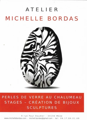 Affiche Ouverture "Atelier perles de verre au chalumeau" 