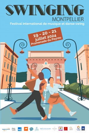 Affiche Festival Swinging Montpellier