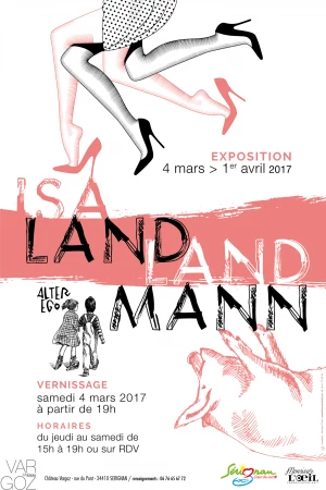 Affiche Exposition Alter Ego d'Isaland et Landmann
