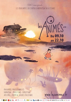 Affiche LES ANIMÉS #10 Les rencontres du cinéma d'animation en Occitanie