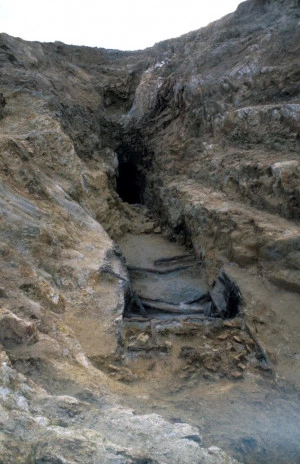 Affiche L'ingénierie dans les mines d'or antiques