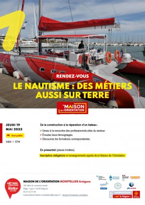Affiche Le nautisme : des métiers aussi sur terre