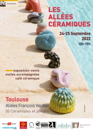 Affiche Les Allées Céramiques de Toulouse 2022