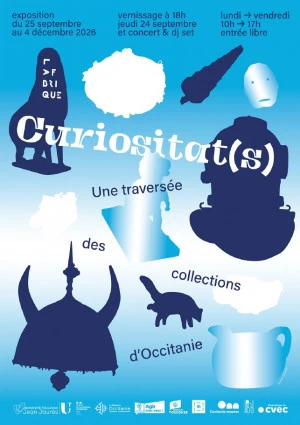 Affiche Exposition Curiositat(s) - Une traversée des collections d'Occitanie