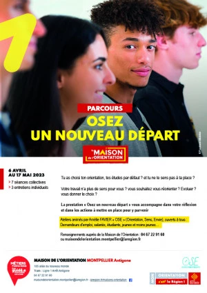 Affiche Atelier "Osez un nouveau départ"
