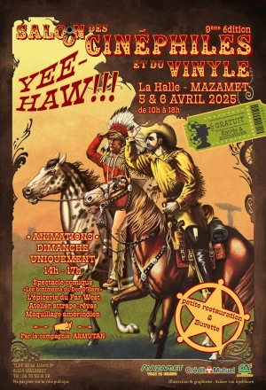 Affiche Salon des cinéphiles et du vinyle 