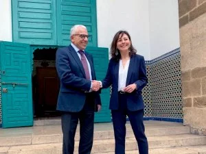 Carole Delga a rencontré Abdellatif Maâzouz, Président du conseil régional de Casablanca-Settat.