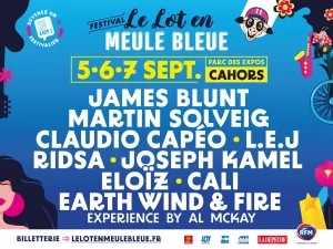 Affiche Festival Le Lot en Meule Bleue 2024